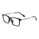 Черно-серебряная оправа