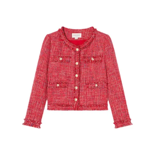 Goodland Вельвет Feel Куртка Женская Настоящий Красный