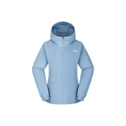 The North Face City Outdoor Collection Поход Водонепроницаемый и Ветрозащитный Ветровка Женские Прохладный Бледно-Синий