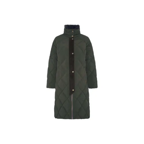 BARBOUR FW24 Пуховая куртка Женская Оливковая
