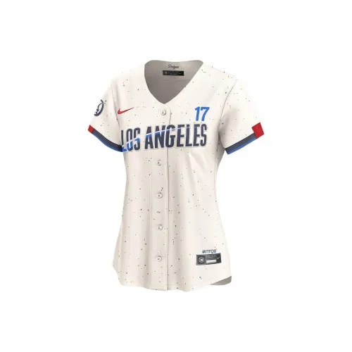 nike x MLB Shohei Ohtani Los Angeles Dodgers Городской Connect Бейсбольная куртка Женские Крем