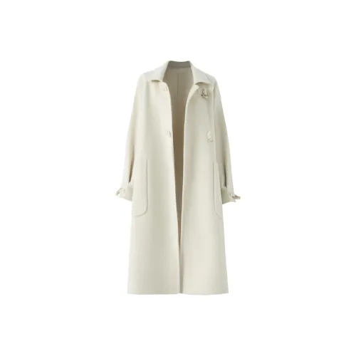 SOON FLOWER Экрю Женское Пальто