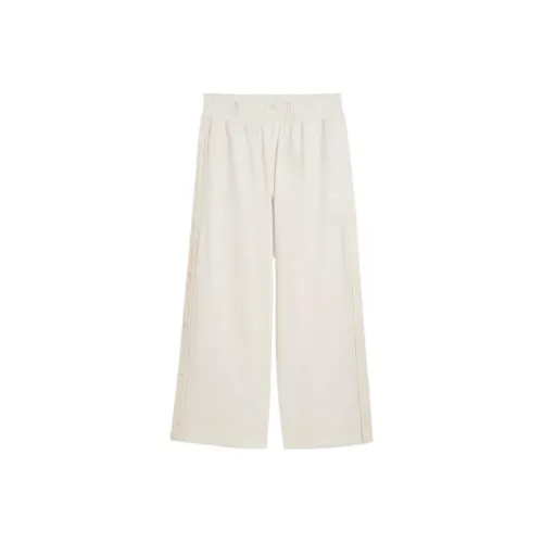 PUMA Шаговый шов WARDROBE ESS Low Popper Повседневные брюки Женские Горный снег