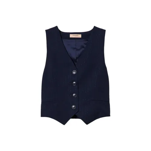 Жилет TWINSET Milano SS24 Женские Индиго