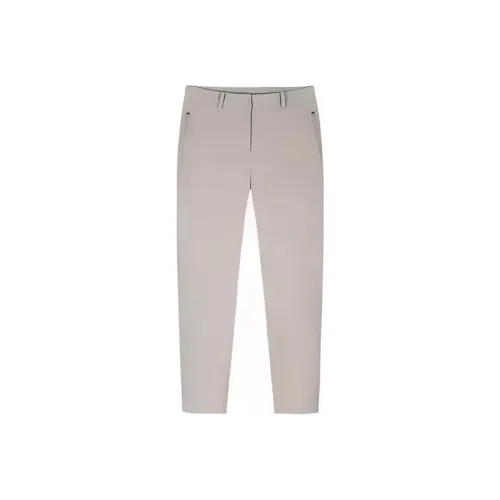 CHAOJIANTA Повседневные брюки женские цвет земли серый однотонный