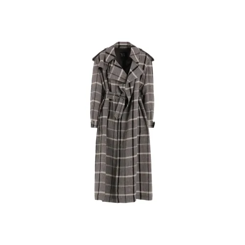 Yohji Yamamoto Y'S SS25 Тренчкот Женский Серый