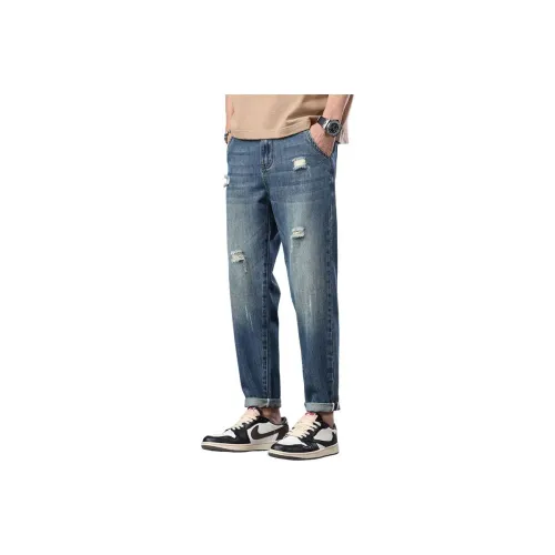 PANDA ADEVIL Синий Мужские Джинсы