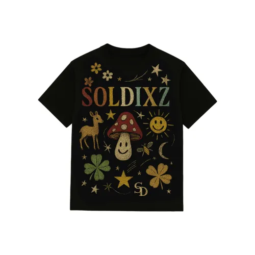 SoldiXZ Черная унисекс футболка