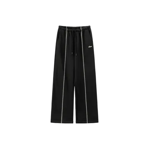 CHUU Повседневные брюки Женские Черный