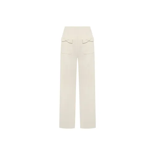 MASION WESTER Повседневные брюки Женские Ванильный