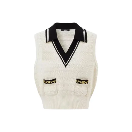 Karl Lagerfeld Жилет Женские Бежевый