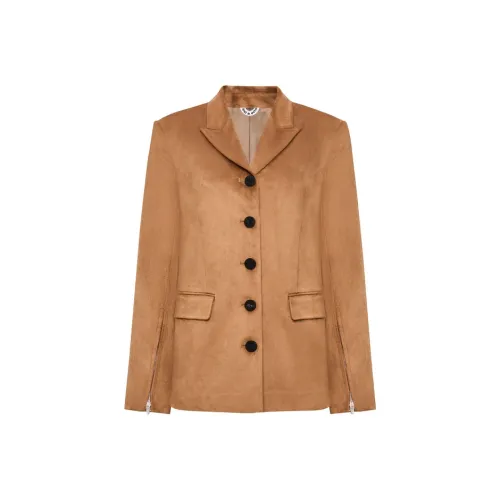 Lost In Echo Бизнес-куртка для костюма женская коричневая