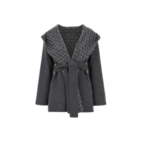 Valentino Тренчкот Женский Серый