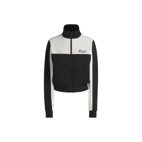 HUGO BOSS Толстовка Женская Черный Белый