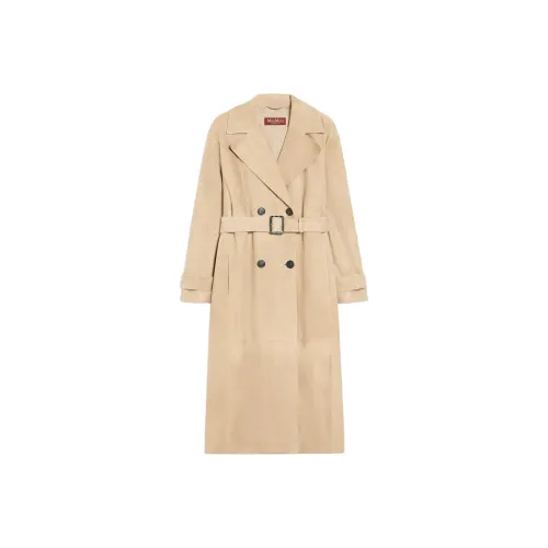 MaxMara Studio Тренчкот Женский Песочный