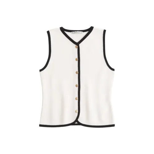 Abercrombie＆Fitch Жилет Женские Кремовый