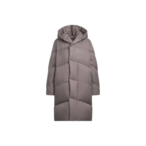 Adidas Originals LONG DOWN JACKET Пуховики и зимние пальто Женские Угольно-серый