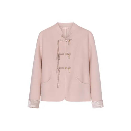 IT'Real Премиум Шерстяное Пальто Женское Розовый