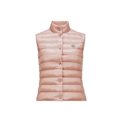 Moncler Liane Series Жилет Женский Светло-Розовый