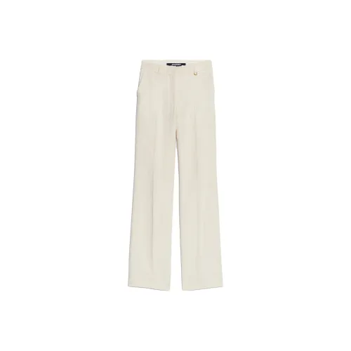 Jacquemus Белые Женские Повседневные Брюки