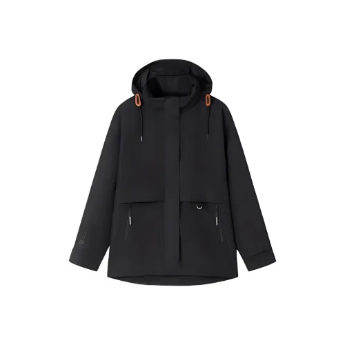 OUTDOOR PRODUCTS Ветрозащитная Тепловая Ветровка Женская Классическая Черная