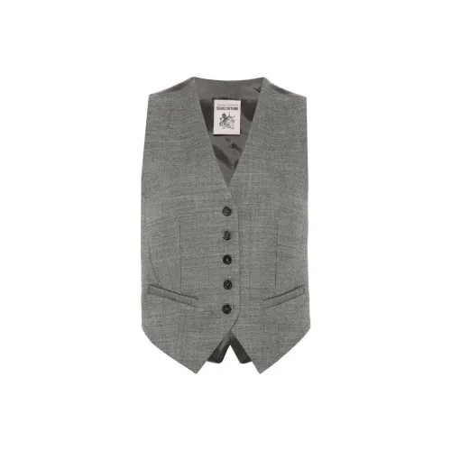 Semicouture SS24 Жилет Женские Средний Серый