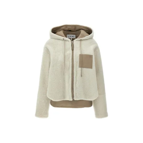LOEWE Белый Женские меховые изделия