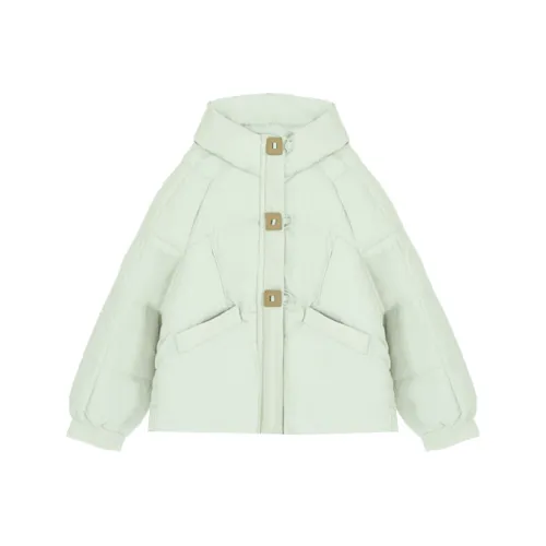 Dreamcore Пуховая куртка Женская Светлая Молочно-зеленая