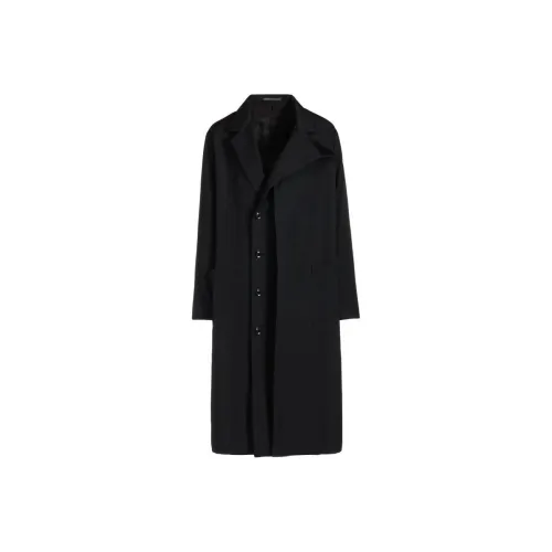 Yohji Yamamoto Черное Женское Пальто
