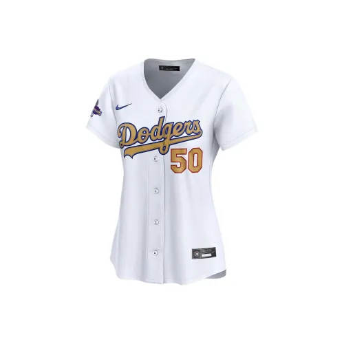 nike x MLB Dri Fit ADVLos Angeles Dodgers Бейсбольная куртка Женская Белая