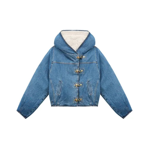 ISABEL MARANT Синие Женские Джинсовые Куртки