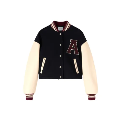 AMBUSH Бейсбольная куртка Женская Морской синий