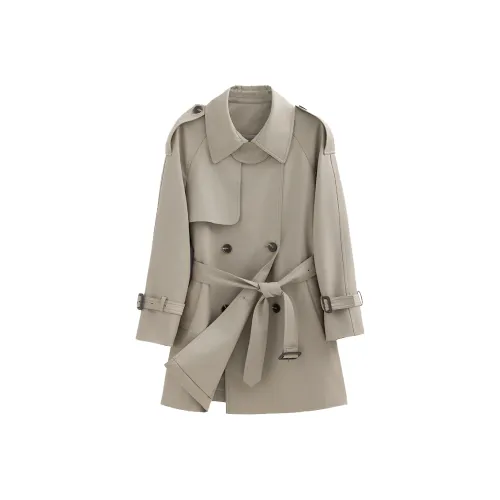 KAIMUSHI Тренчкот Женский Хаки