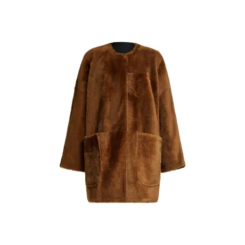 MaxMara Коричневый Женские меховые изделия