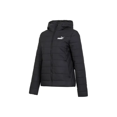 PUMA Хлопковый пуховик женский черный