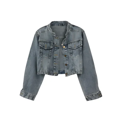 BIFH Синий Женское короткое пальто