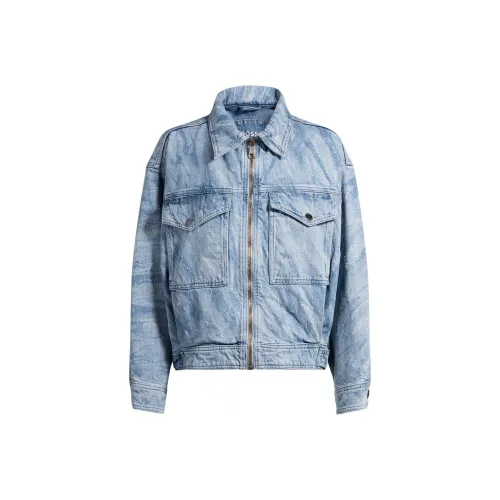 Hugo Boss Denim Jacket Women's Light Blue Hugo Boss Деним Куртка Женская Светло-Синий
