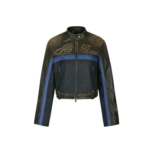 ANDERSSON BELL Collaboration FW24 Кожа Куртка Женская Коричневая