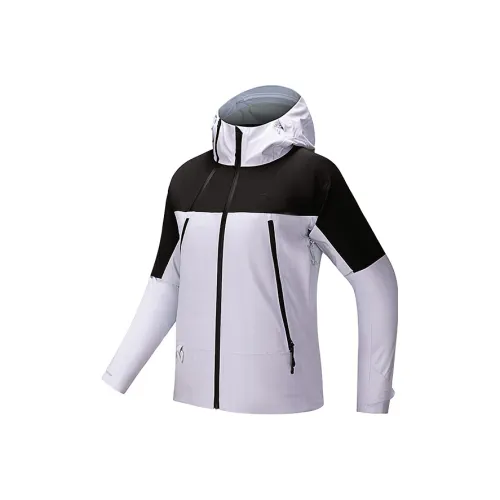 Anta Outdoor Collection Белая снежинка/Ночной черный Женские Ветровки