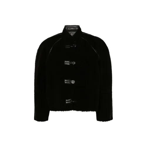 LOW CLASSIC FW24 Velvet feel Пальто Женское Black