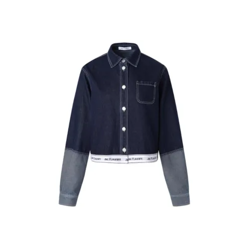 JAC FLEURANT Denim Jacket Женская Blue