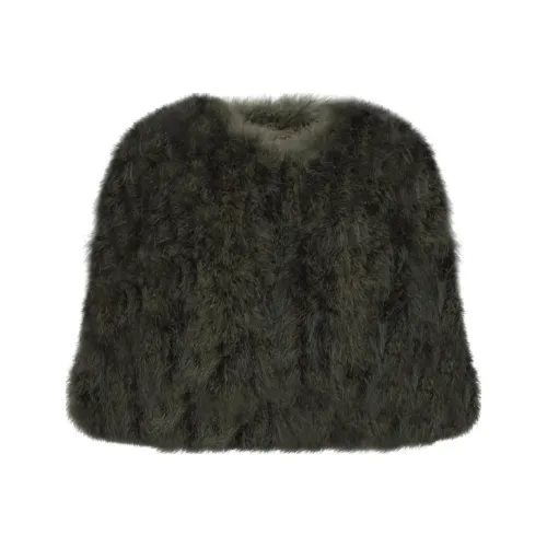 Yves Salomon Зеленый Женские Меховые изделия