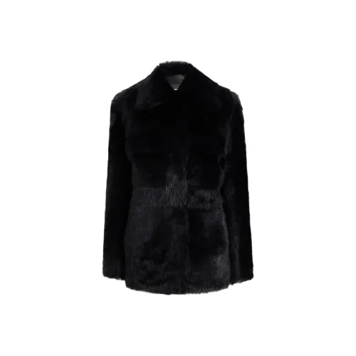 KHAITE FW24 Iana Куртка из меха Женская Черная