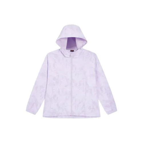 PEAK Тренчкот Женский Белый Фиолетовый