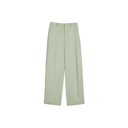 ELLE Повседневные брюки женские серо-зеленые