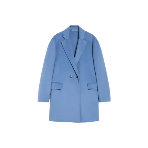 I BLUES Пальто Женское Светло-Синий