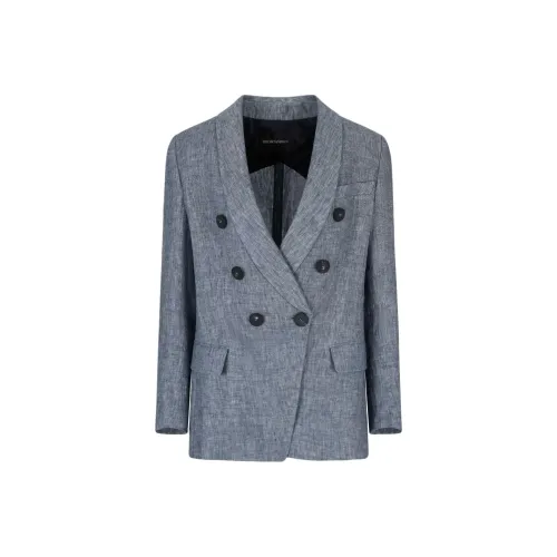 EMPORIO ARMANI Бизнес-костюм Пальто Женское Серое