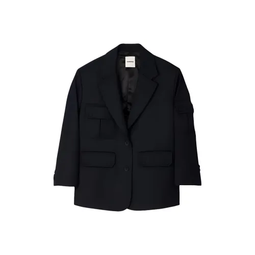 Sandro Бизнес-костюм женский темно-синий