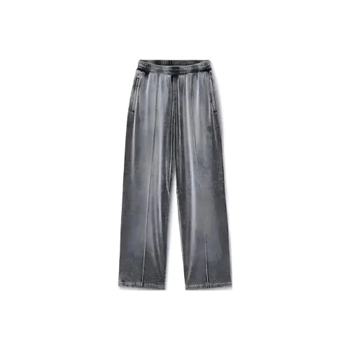 Alexander Wang FW24 Повседневные брюки Женские Серый Белый