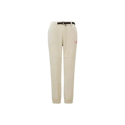 Moncler Grenoble Экрю Женские Повседневные Брюки